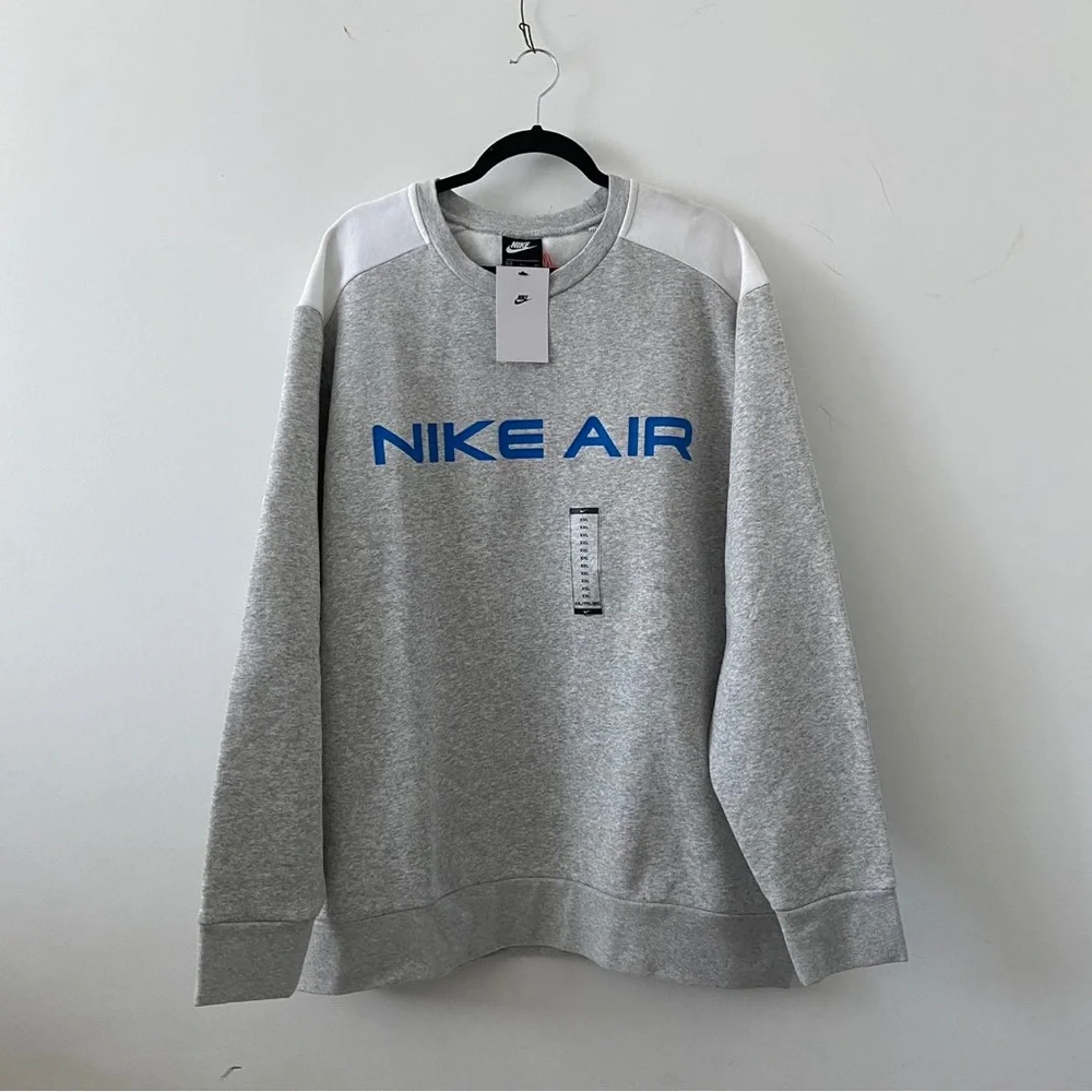 Men’s Nike Sportswear Air Fleece Crew Sweatshirt Size XXL